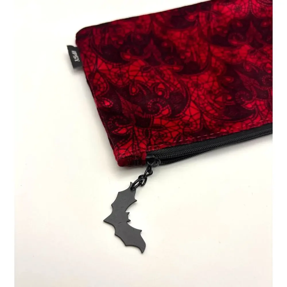 IPSY Makeup / Small Cosmetic Glam Bags Set of 3 Assorted Halloween Designs NEW